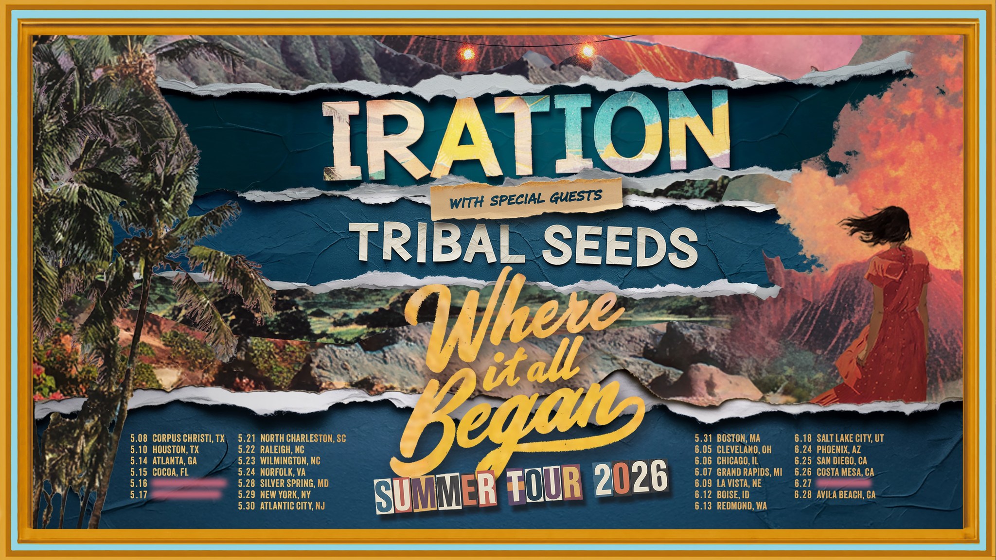 Tribal Seeds Where It All Began Tour Poster 2026